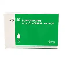 Suppositoires A La Glycerine Monot Suppos Adulte Sach/10 à Lavernose-Lacasse