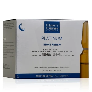 Martiderm Platinum Night Renew 30 Ampoules