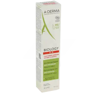 Aderma Biology Crème Soin Ar Dermatologique Anti-rougeur T/40ml à Annecy
