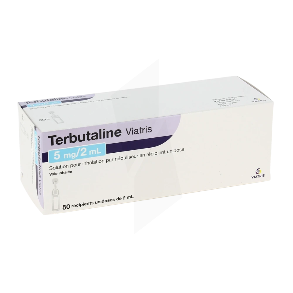 Terbutaline Viatris 5 Mg/2 Ml, Solution Pour Inhalation Par Nébuliseur En Récipient Unidose