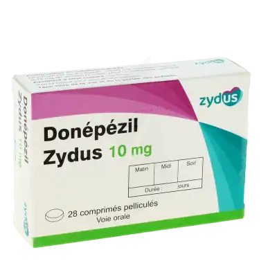 DONEPEZIL ZYDUS 10 mg, comprimé pelliculé