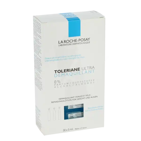 Toleriane Solution Démaquillante Yeux 30 Unidoses/5ml