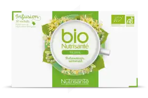 Acheter Nutrisanté Infusions Bio Tisane Tilleul 20 Sachets à Die