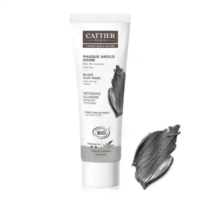 Cattier Masque Crème Argile Noire T/100ml à VINCENNES