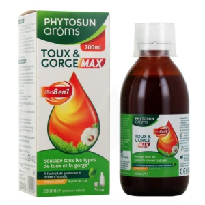Phytosun Aroms Sirop Toux & Gorge Max Fl/200ml