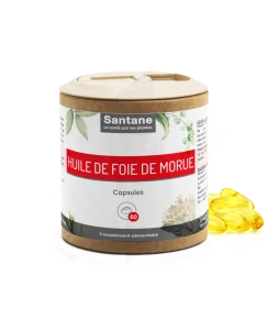 Santane Huile De Foie De Morue Gélules De Poudre De Plantes 500mg B/60