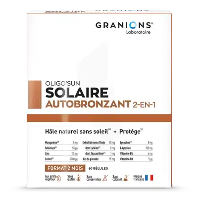 Oligo'sun - Autobronzant 2-en-1 - Format 2 Mois à Bordeaux