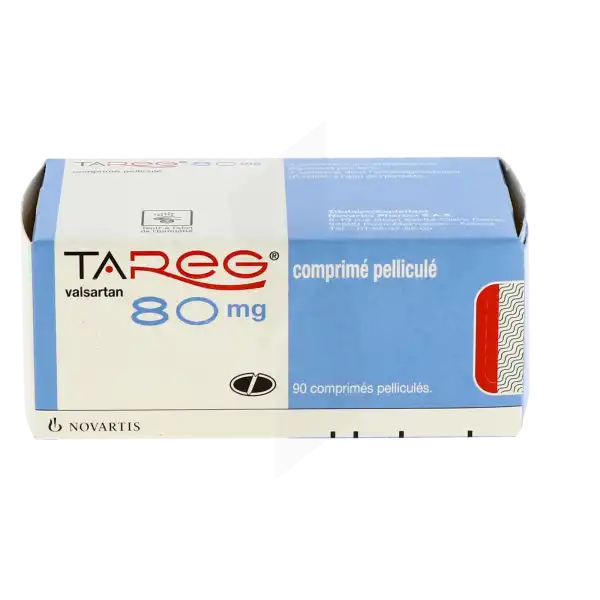 Tareg 80 Mg, Comprimé Pelliculé