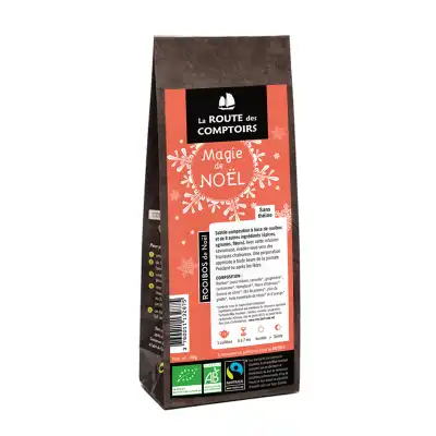 La Route des Comptoirs Magie de Noël Rooïbos bio épices, agrumes 100g