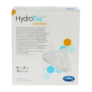 Hydrotac® Comfort Pansement Adhésif 8 X 8 Cm - Boîte De 16