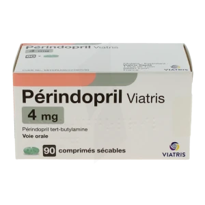 Perindopril Viatris 4 Mg, Comprimé Sécable