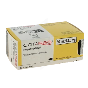 Cotareg 80 Mg/12,5 Mg, Comprimé Pelliculé