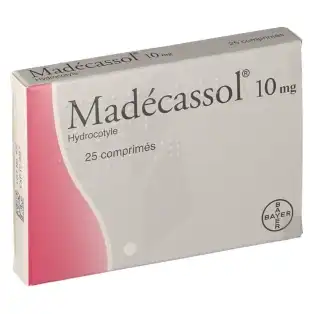 MADECASSOL 10 mg Cpr Plq/25