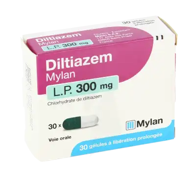 Diltiazem Viatris Lp 300 Mg, Gélule à Libération Prolongée à Nice