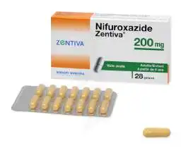 Nifuroxazide Zentiva 200 Mg, Gélule à Bordeaux