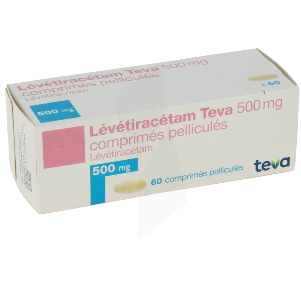 Levetiracetam Teva 500 Mg, Comprimé Pelliculé