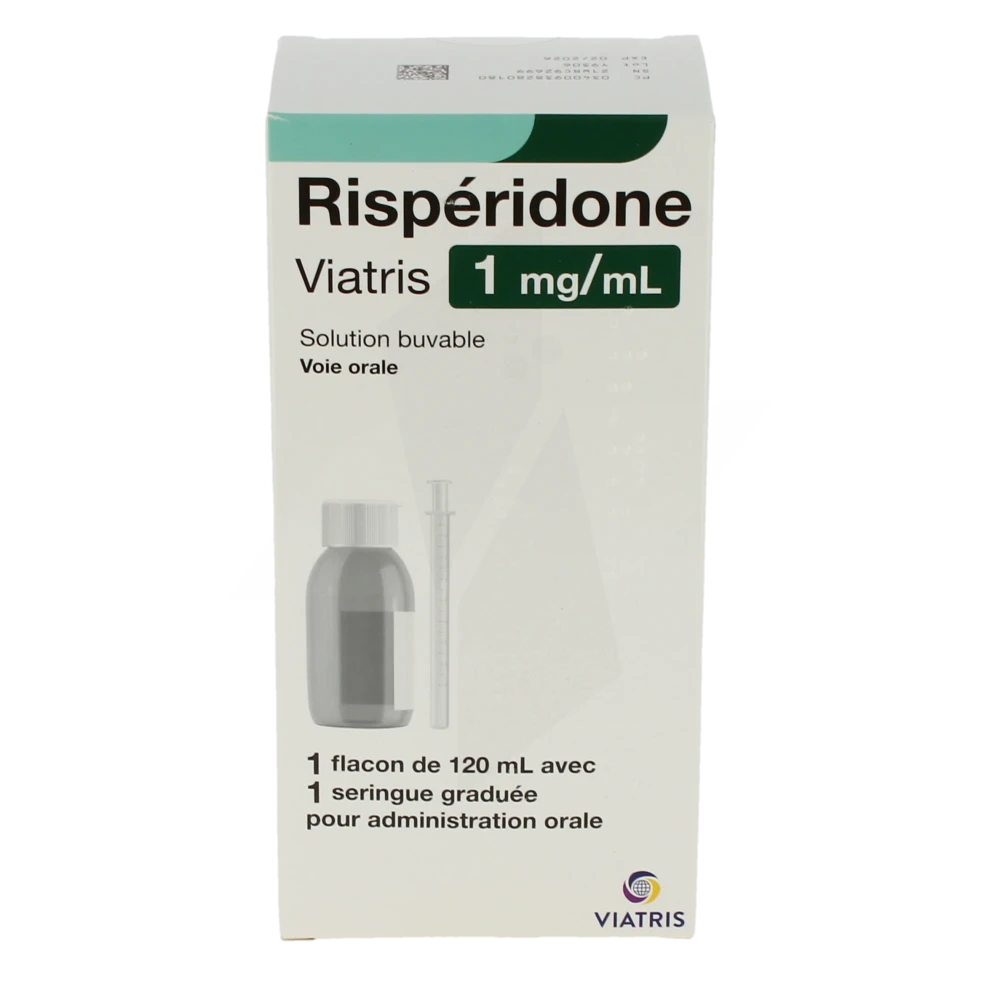 Pharmacie de la Basoche - Médicament Risperidone Viatris 1 Mg/ml, Solution  Buvable - RISPÉRIDONE - LES-PAVILLONS-SOUS-BOIS
