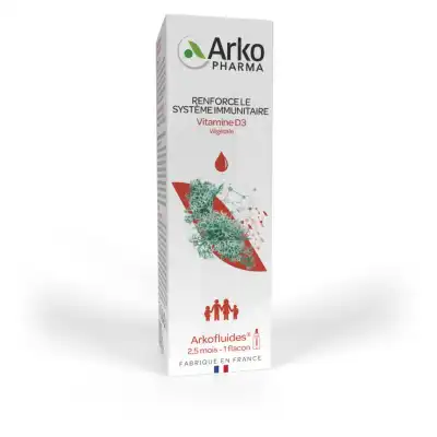 Arkofluide Vitamine D3 VÉgÉtale Lichen S Buv Fl Cpte-gttes/15ml à Auterive