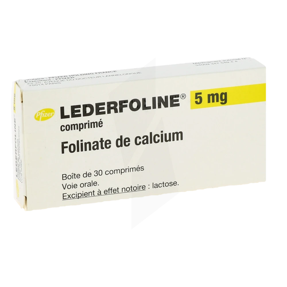 Pharmacie Des Diablots - Médicament Lederfoline 5 Mg, Comprimé ...