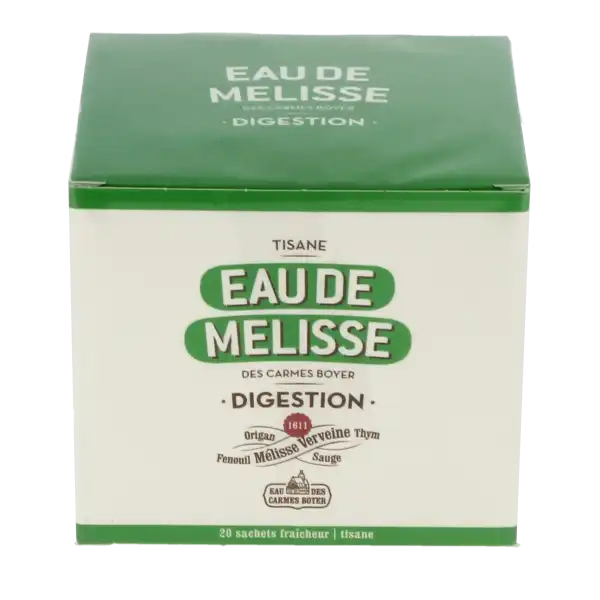 Eau De Mélisse Des Carmes Boyer Mélissane Tisane Digestive Bio 20 Sachets/1,5g
