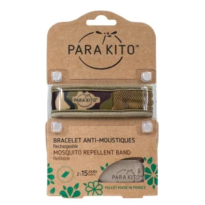 Parakito Jungle-tropical Bracelet Répulsif Anti-moustique Camouflage B/2