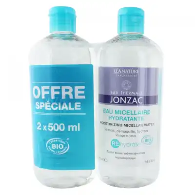 Jonzac Eau Thermale Rehydrate Eau Micellaire Hydratante Visage Et Yeux 2*500ml à LORMONT