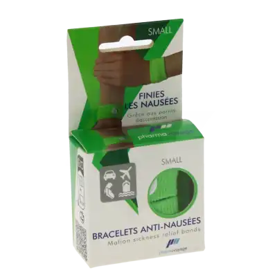 Pharmavoyage Bracelet Anti-nausées Enfant Vert Small B/2 à Saint-Maximin