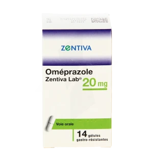 Omeprazole Zentiva Lab 20 Mg, Gélule Gastro-résistante