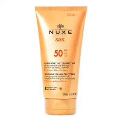 Nuxe Sun Spf50 Lait Fondant Haute Protection T/150ml à SAINT-MARCEL