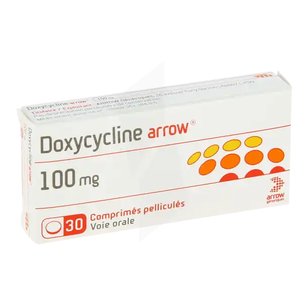 Doxycycline Arrow 100 Mg, Comprimé Pelliculé