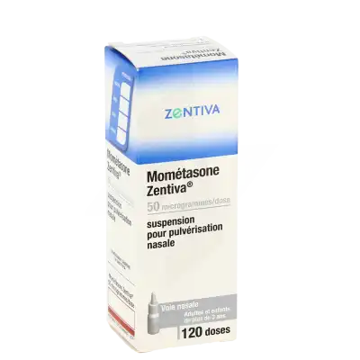 MOMETASONE ZENTIVA 50 microgrammes/dose, suspension pour pulvérisation nasale