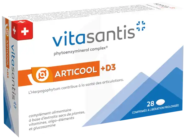 Vitasantis Articool + D3 Comprimés à Libération Prolongée B/28