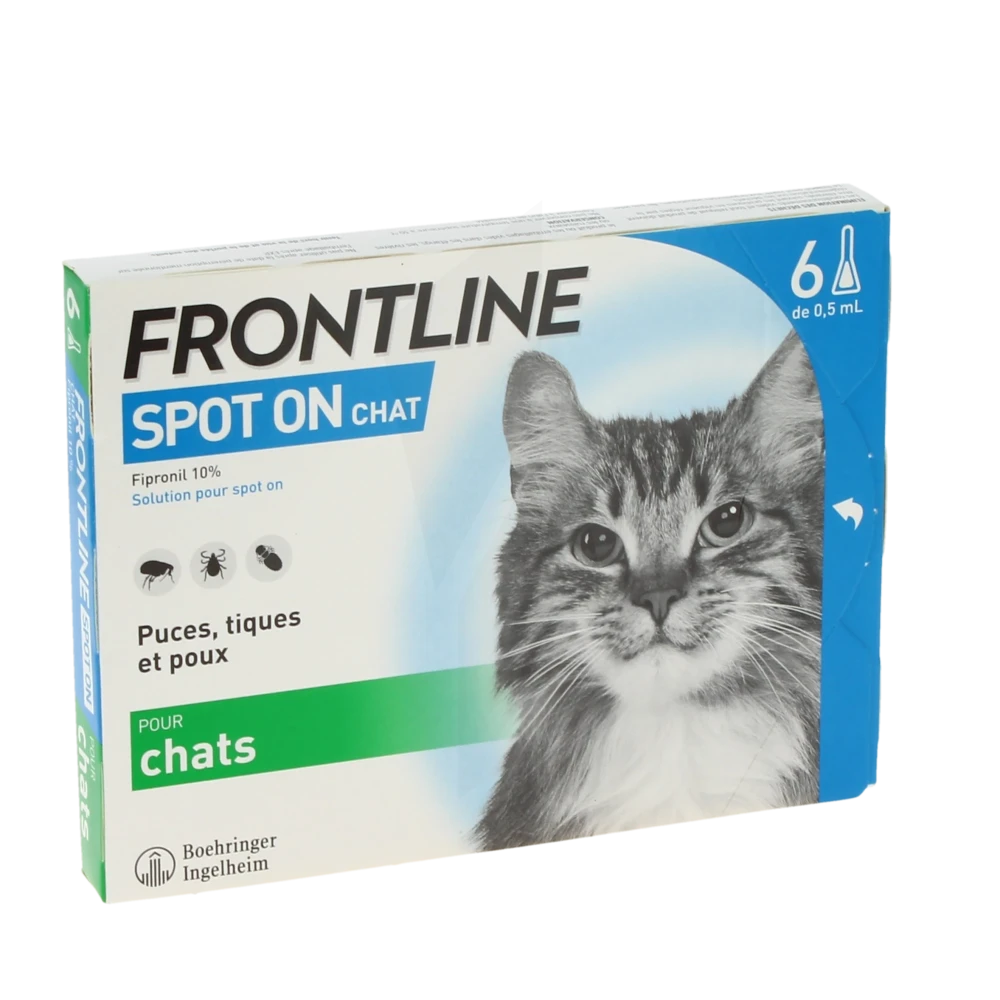 Frontline Spot On Chat, Solution Pour Spot-on