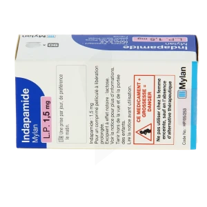 Indapamide Viatris Lp 1,5 Mg, Comprimé Pelliculé à Libération Prolongée