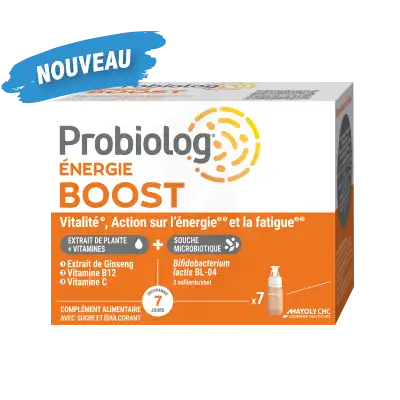 Probiolog Energie Boost Solution Buvable 7 Shots/10ml à AMBARÈS-ET-LAGRAVE