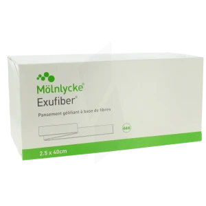 Exufiber Mèche Stérile 2,5x40cm B/16