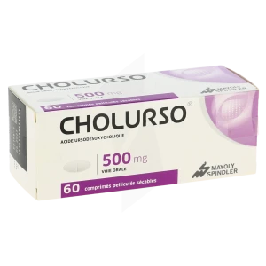 Cholurso 500 Mg, Comprimé Pelliculé Sécable