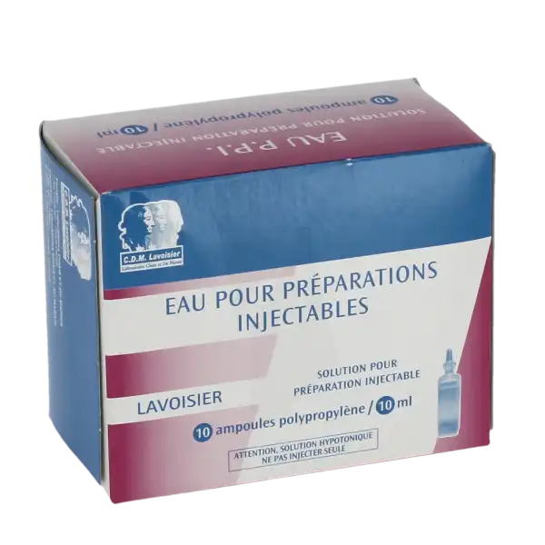 Eau Pour Preparations Injectables Lavoisier, Solution Pour Préparation Injectable