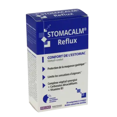 Stomacalm Reflux Confort De L'estomac Comprimés à Croquer B/20 à Saint-Maximin