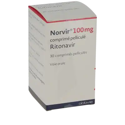 Norvir 100 Mg, Comprimé Pelliculé à Ris-Orangis