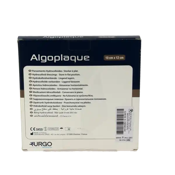 Algoplaque Pans Hydrocolloïde 10x12cm B/10