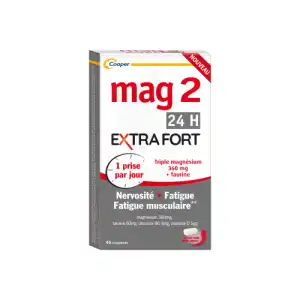 Acheter Mag 2 24H Extra Fort Comprimés B/45 à LA CRAU