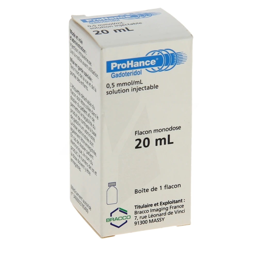 Prohance 0,5 Mmol/ml, Solution Injectable