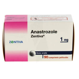 Anastrozole Zentiva 1 Mg, Comprimé Pelliculé