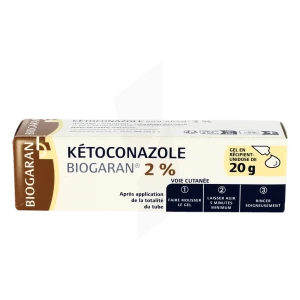 Ketoconazole Biogaran 2 %, Gel En Récipient Unidose