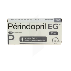 Perindopril Eg 2 Mg, Comprimé