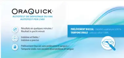 Oraquick Autotest Salivaire Hiv à PARIS