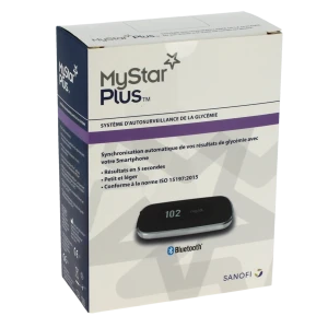Mystar Plus Lecteur GlycÉmie Kit Complet