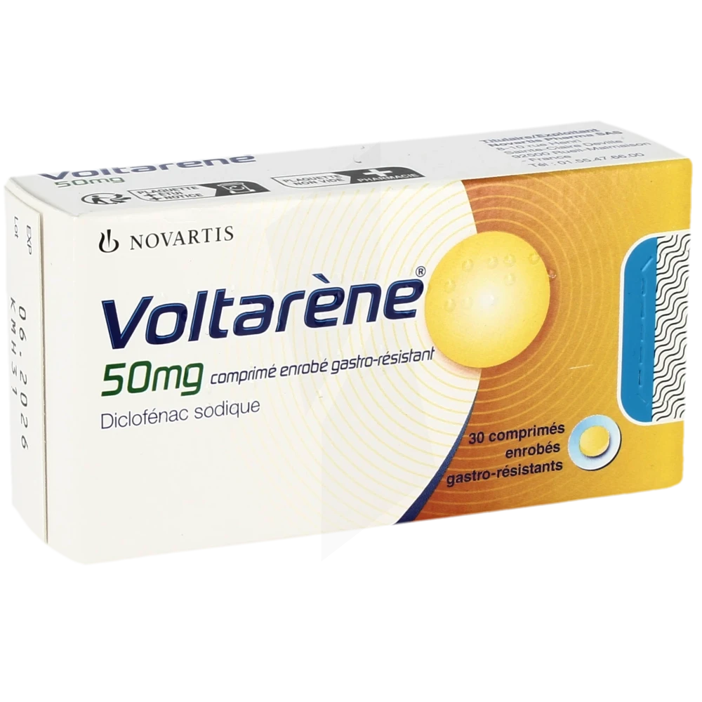 Voltarene 50 Mg, Comprimé Enrobé Gastro-résistant