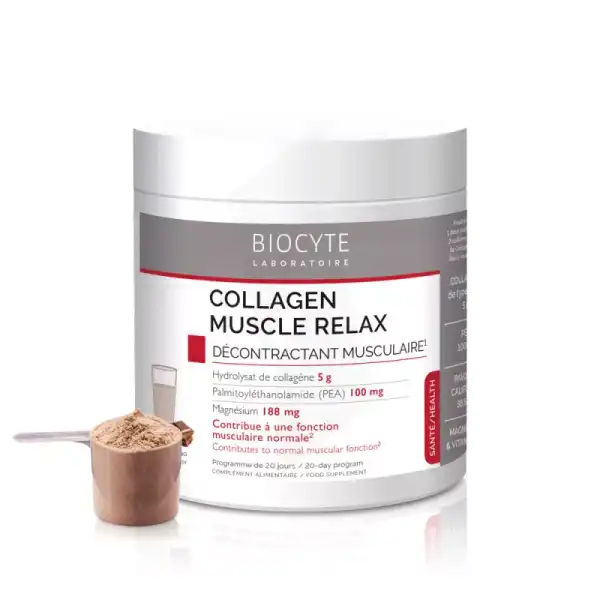 Biocyte Collagen Muscle Relax Poudre Pour Boisson Pot/220g